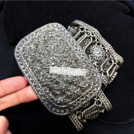 เครื่องเงินเก่า เข็มขัดเงิน