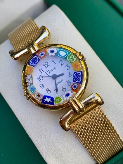 นาฬิกามือสอง หน้ามูราโน่ Japan 🇯🇵 แท้