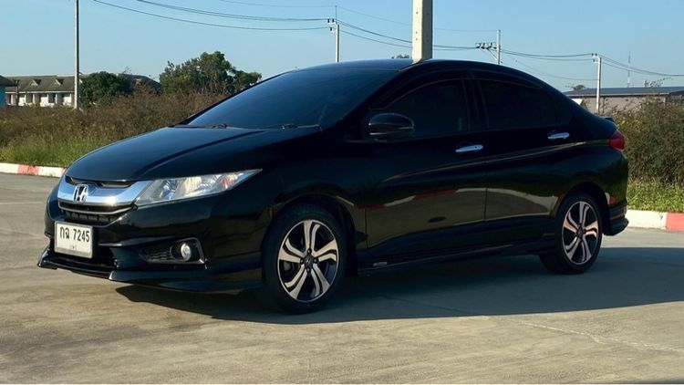 Honda City 2016 1.5 Sv i-VTEC Sedan เบนซิน ไม่ติดแก๊ส เกียร์อัตโนมัติ ดำ รูปที่ 3