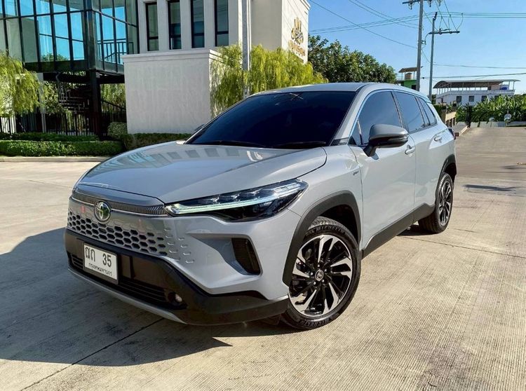 Toyota Corolla Cross 2025 1.8 HEV Premium Utility-car ปลั๊กอินไฮบริด (PHEV) ไม่ติดแก๊ส เกียร์อัตโนมัติ เทา รูปที่ 3