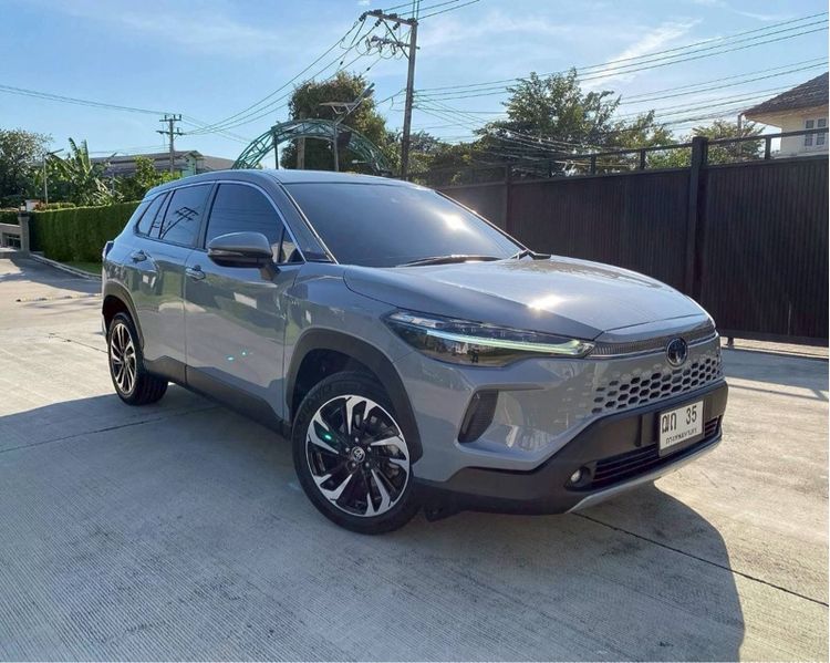 Toyota Corolla Cross 2025 1.8 HEV Premium Utility-car ปลั๊กอินไฮบริด (PHEV) ไม่ติดแก๊ส เกียร์อัตโนมัติ เทา