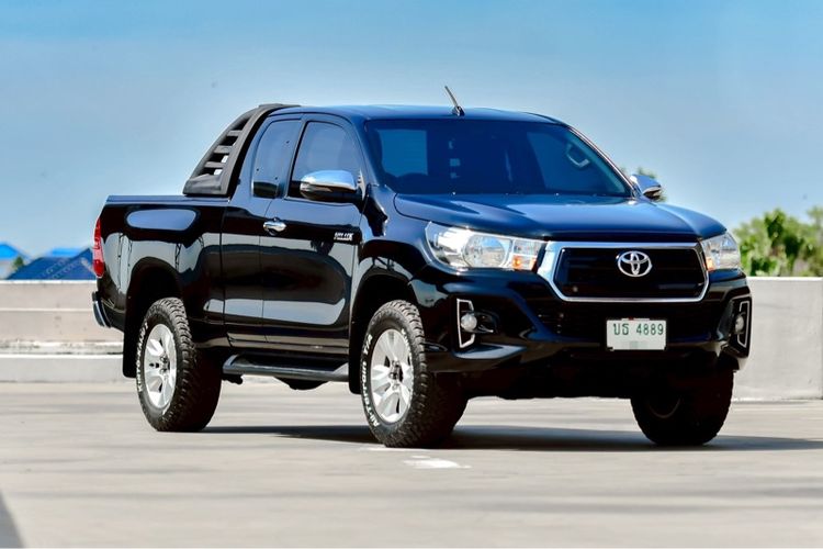 Toyota Hilux Revo 2018 2.4 G Prerunner Pickup ดีเซล ไม่ติดแก๊ส เกียร์อัตโนมัติ ดำ รูปที่ 3