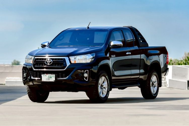 Toyota Hilux Revo 2018 2.4 G Prerunner Pickup ดีเซล ไม่ติดแก๊ส เกียร์อัตโนมัติ ดำ รูปที่ 2