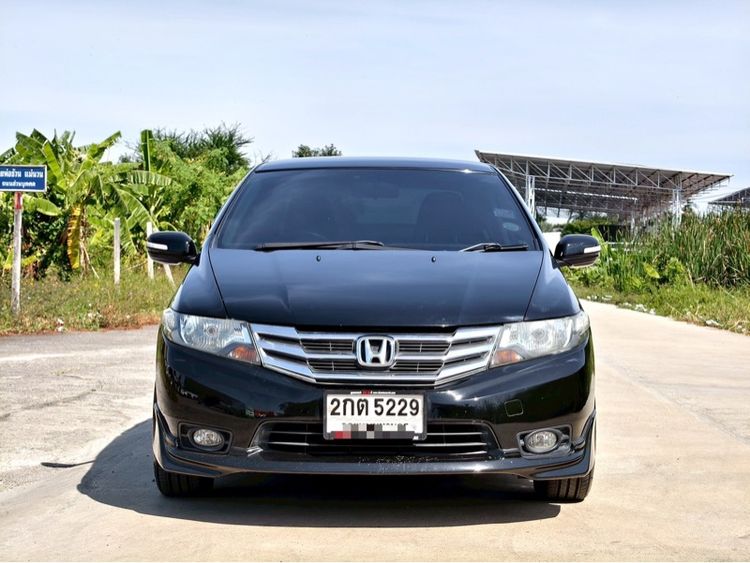 Honda City 2013 1.5 Sv i-VTEC Sedan เบนซิน ไม่ติดแก๊ส เกียร์อัตโนมัติ ดำ รูปที่ 2