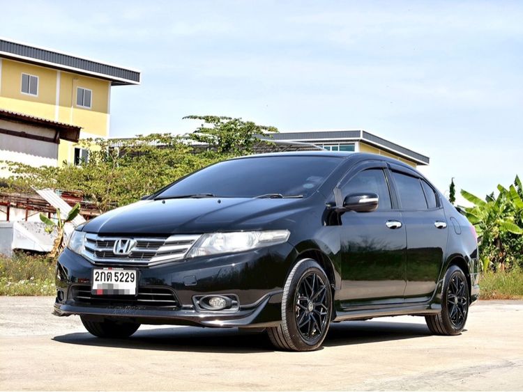 Honda City 2013 1.5 Sv i-VTEC Sedan เบนซิน ไม่ติดแก๊ส เกียร์อัตโนมัติ ดำ รูปที่ 4