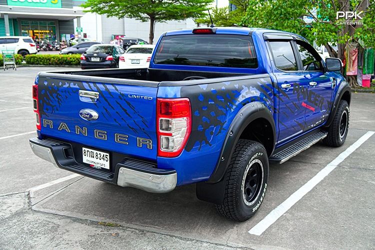 Ford Ranger 2019 2.0 Hi-Rider Limited Pickup ดีเซล ไม่ติดแก๊ส เกียร์ธรรมดา น้ำเงิน รูปที่ 4