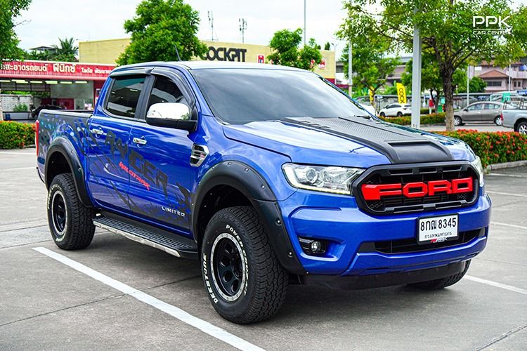 Ford Ranger 2019 2.0 Hi-Rider Limited Pickup ดีเซล ไม่ติดแก๊ส เกียร์ธรรมดา น้ำเงิน รูปที่ 3