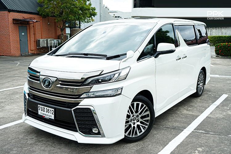 รถ Toyota Vellfire 2.5 Z G Edition สี ขาว