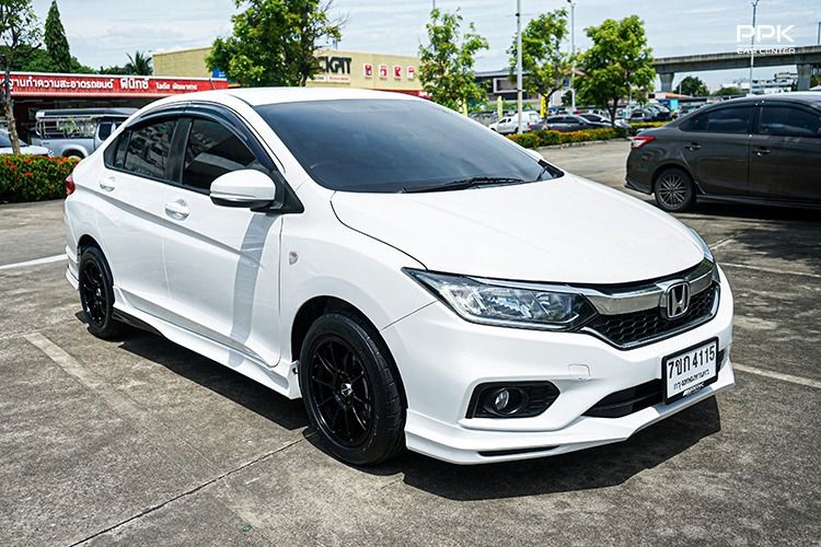 Honda City 2018 1.5 S Sedan เบนซิน ไม่ติดแก๊ส เกียร์อัตโนมัติ ขาว รูปที่ 3