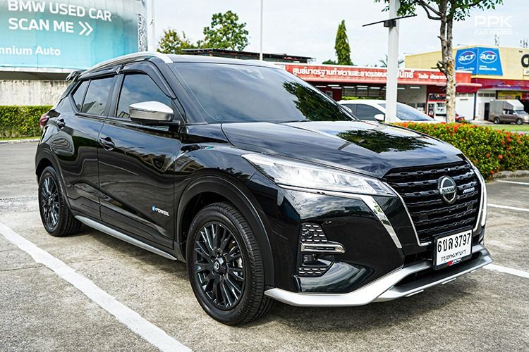 Nissan Kicks 2023 1.2 Autech Utility-car เบนซิน ไม่ติดแก๊ส เกียร์อัตโนมัติ ดำ รูปที่ 3