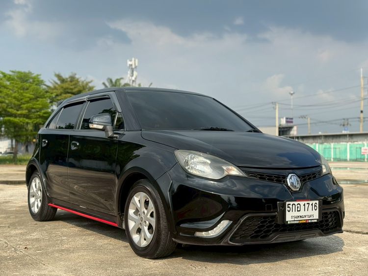 MG MG3 2016 1.5 X Sedan เบนซิน ไม่ติดแก๊ส เกียร์อัตโนมัติ ดำ รูปที่ 2