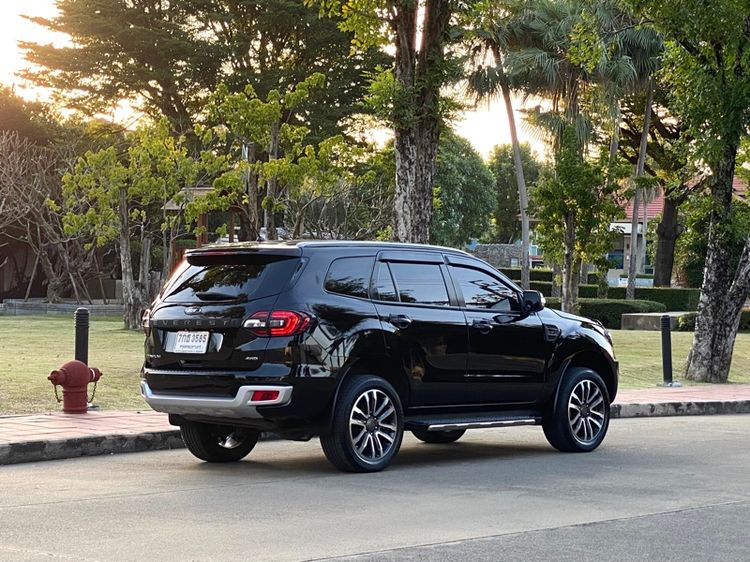 Ford Everest 2018 2.0 Titanium Plus 4WD Utility-car ดีเซล ไม่ติดแก๊ส เกียร์อัตโนมัติ ดำ รูปที่ 4