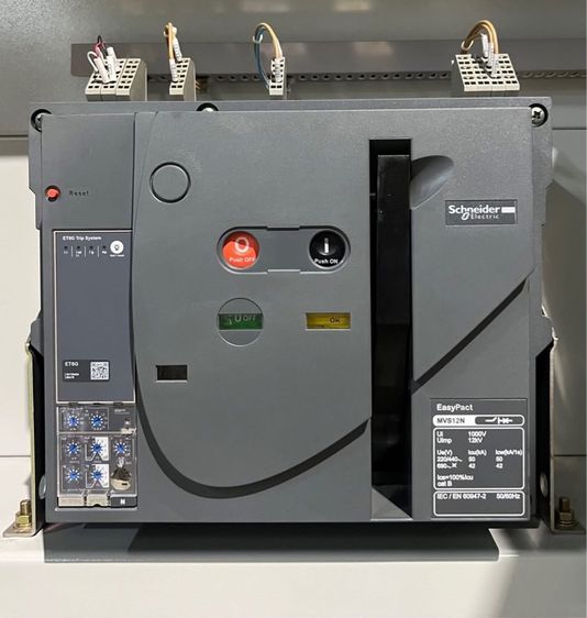 ขายตู้ Mdb Outdoor Main air circuit breaker Schneider 1250A MVS12N breaker ย่อย Schneider พร้อม Capbank 6x40kvar Pipat  Mobile 098-2641749 รูปที่ 8