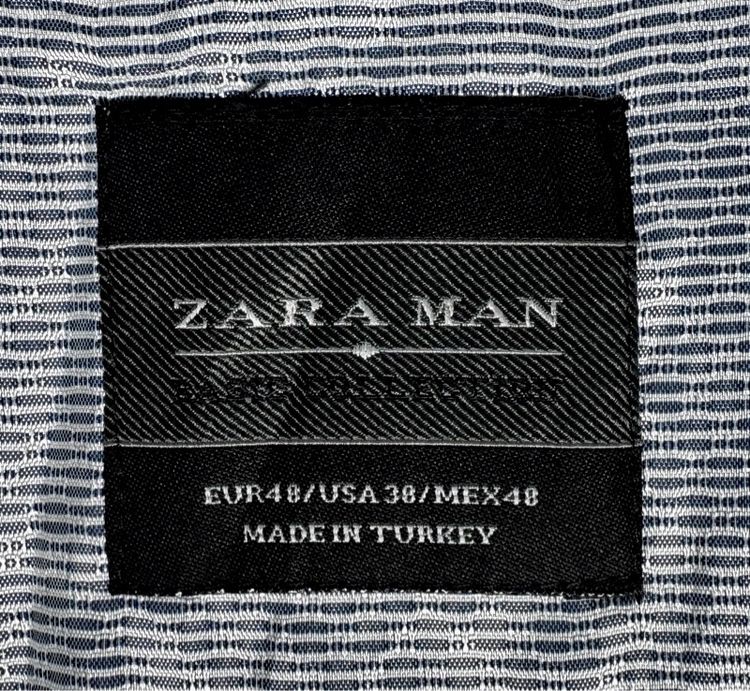 ⚠️ของใหม่‼️เสื้อสูท ZARA MAN ของแท้ รุ่นใหม่รุ่นราคาสูงผลิตในยุโรป รูปที่ 6