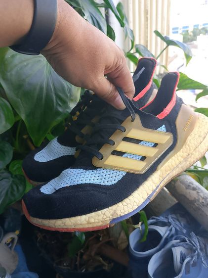 รองเท้า Adidas Ultraboost 21 Black Pulse Aqua Athletic เบอร์7ครึ่งus