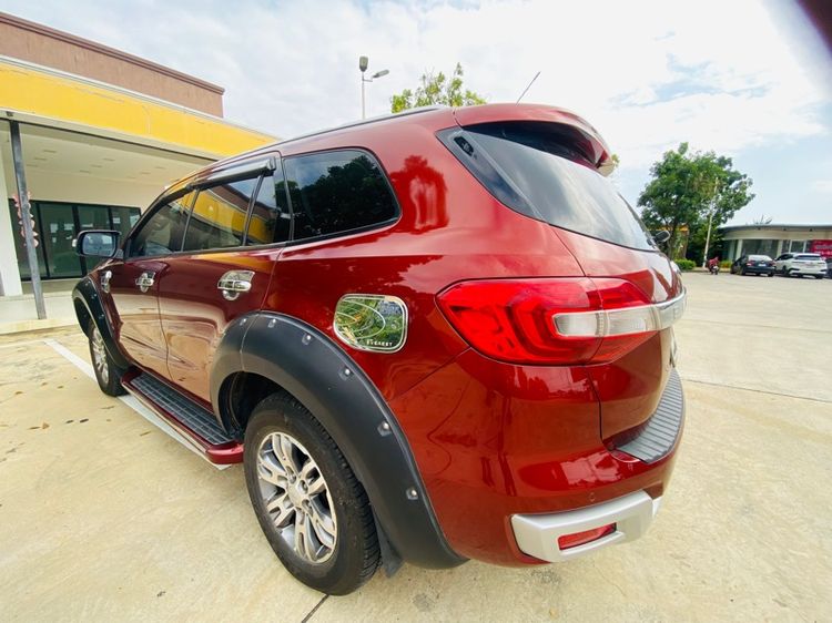 Ford Everest 2016 2.2 Titanium ดีเซล ไม่ติดแก๊ส เกียร์อัตโนมัติ แดง รูปที่ 4