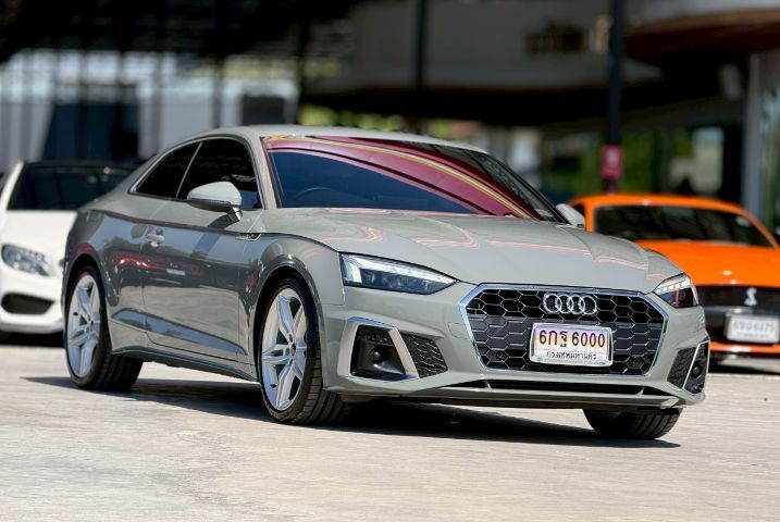 Audi Audi A5  2022 Coupe 40 TFSI S line เบนซิน เกียร์อัตโนมัติ เทา รูปที่ 4