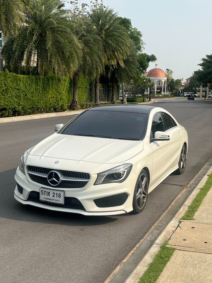 Mercedes-Benz CLA-Class 2016 CLA250 AMG Sedan เบนซิน ไม่ติดแก๊ส เกียร์อัตโนมัติ ขาว รูปที่ 3