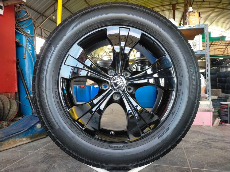 แม็กฮอนด้า ขอบ18 สีอบpowder coat พร้อมยางดันลอป 235 60 18 ปี25 ยางสวยทุกเส้นใส่ CRV g3 g4 g4 g5 g6
