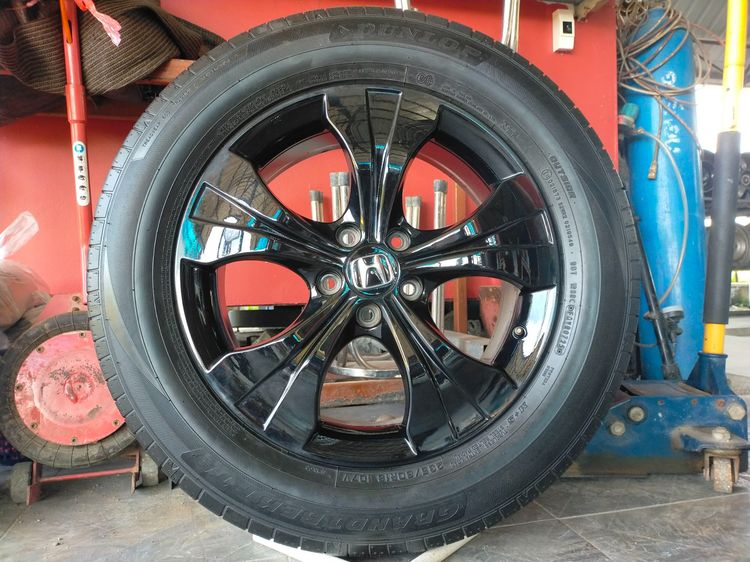 แม็กฮอนด้า ขอบ18 สีอบpowder coat พร้อมยางดันลอป 235 60 18 ปี25 ยางสวยทุกเส้นใส่ CRV g3 g4 g4 g5 g6 รูปที่ 3