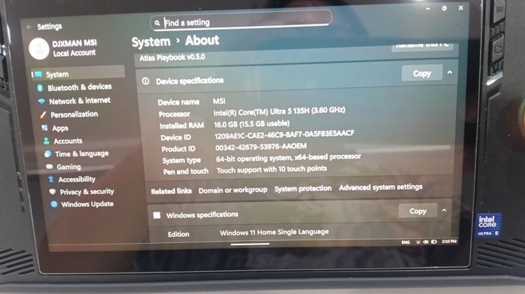 MSI Claw  รูปที่ 4
