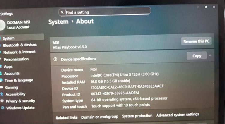 MSI Claw  รูปที่ 13