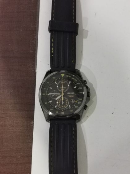 นาฬิกา​seiko แท้​ konograf สีดำ​42 มิล