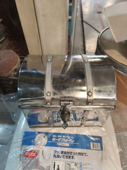 หีบ stainless หนาอย่างดี แม่เหล็กดูดไม่ติด