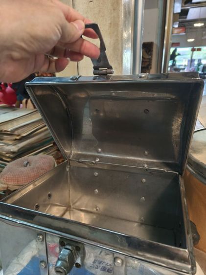 หีบ stainless หนาอย่างดี แม่เหล็กดูดไม่ติด รูปที่ 5