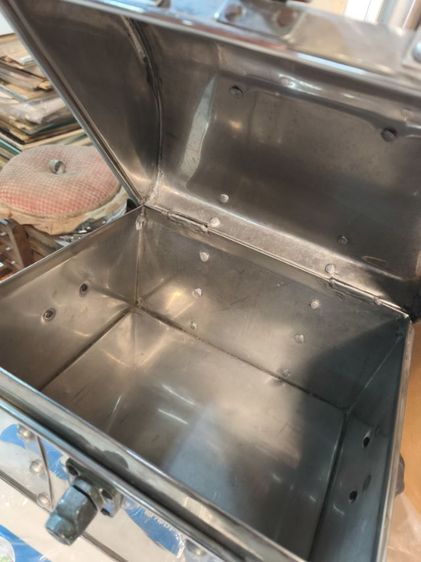 หีบ stainless หนาอย่างดี แม่เหล็กดูดไม่ติด รูปที่ 6