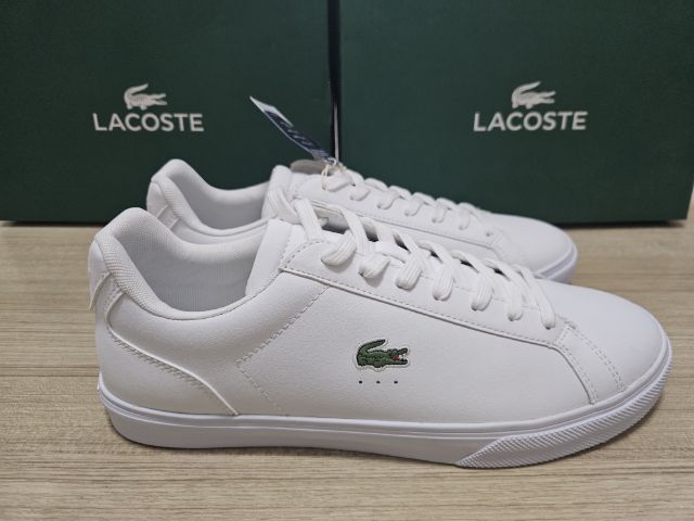 รองเท้าหนังอย่างสวย Lacoste สีขาวเท่ ไซส์43 รูปที่ 6