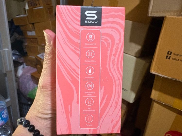 หูฟังไร้สาย SOUL S-Nano true wireless สี peach รูปที่ 4