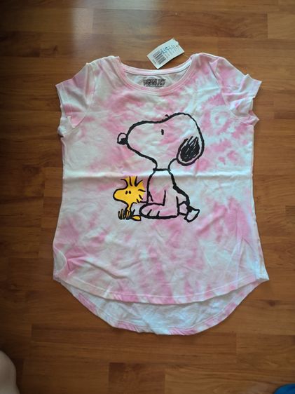 อื่นๆ XL หญิง เสื้อยืด Peanuts Kids สีชมพู