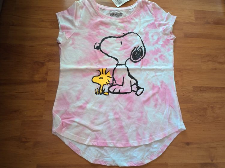 เสื้อยืด Peanuts Kids สีชมพู รูปที่ 2