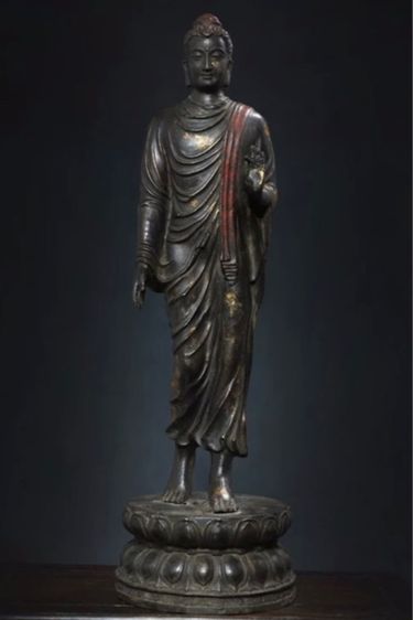 ✨พระพุทธรูปอมิตาภสัมฤทธิ์โบราณ  รูปที่ 5