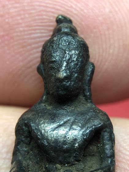 พระยอดธงศิลปะอยุธยาเนื้อเงิน ขนาดห้อยคอ รูปที่ 7