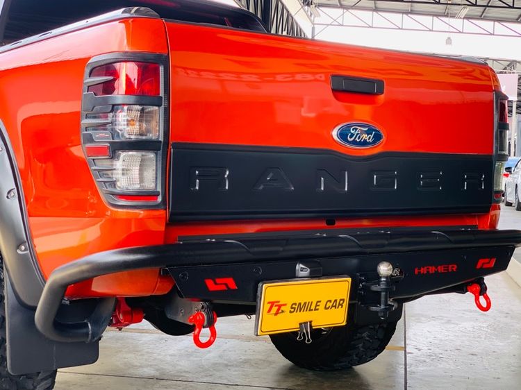 Ford Ranger 2015 2.2 Hi-Rider Wildtrak Pickup ดีเซล ไม่ติดแก๊ส เกียร์อัตโนมัติ ส้ม รูปที่ 3