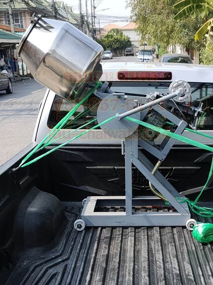 เครื่องคั่วไร้ควันขนาด16X18นิ้วพร้อมมอเตอร์ โอ่งคั่วแบบหมุนได้ รูปที่ 5