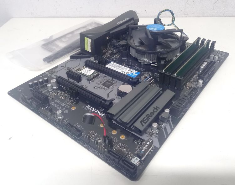 Intel CORE i5 Gen8 8400 Mainboard ASROCK H370 Rro4 RAM DDR4 16GB SSD M.2 250GB รูปที่ 2