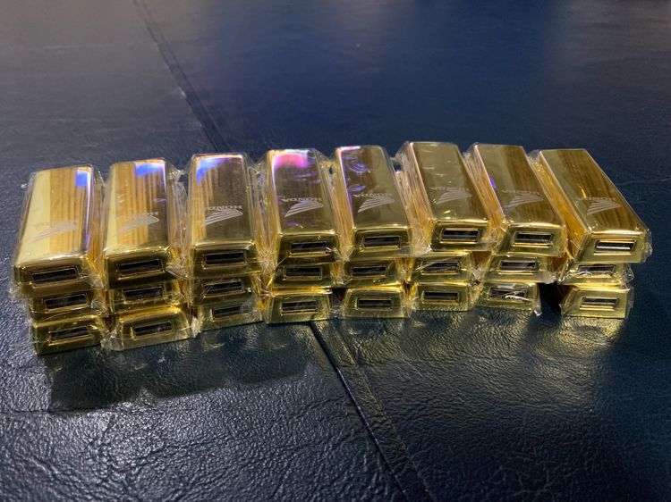 📌📌 💯 ขาย เหมา 24 ชิ้น USB 2.0 แฟลชไดร์ฟ USB ทองแท่งขนาด 8GB   ใหม่เก่าเก็บ ยังไม่ได้ใช้งาน รูปที่ 3