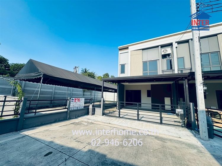 มีบางส่วน ทาวน์โฮม 2 ชั้น 64.9 ตร.ว. หมู่บ้านพลีโน่ราชพฤกษ์-สาทร ซอย2 ซอยบางขนุน5 ถนนราชพฤกษ์ ถนนบางขนุน5 บางกรวย นนทบุรี