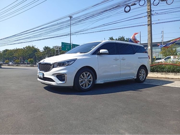Kia Grand Carnival 2018 2.2 EX Utility-car ดีเซล ไม่ติดแก๊ส เกียร์อัตโนมัติ ขาว รูปที่ 3