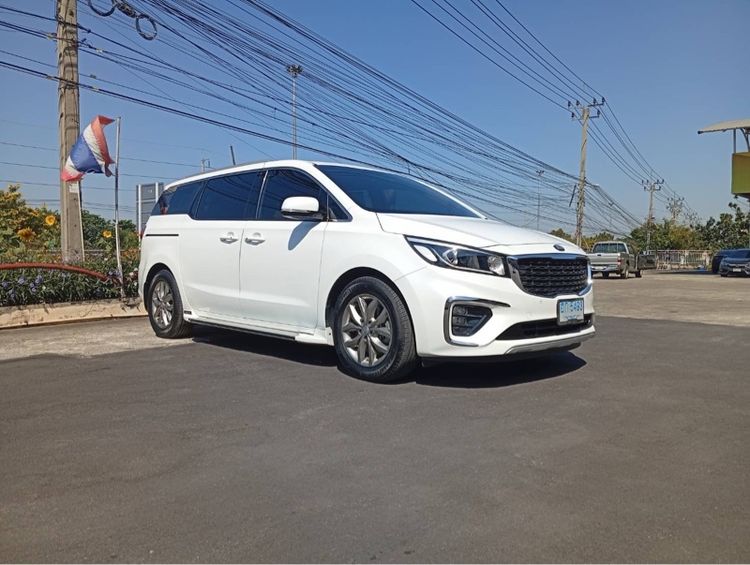 Kia Grand Carnival 2018 2.2 EX Utility-car ดีเซล ไม่ติดแก๊ส เกียร์อัตโนมัติ ขาว รูปที่ 4