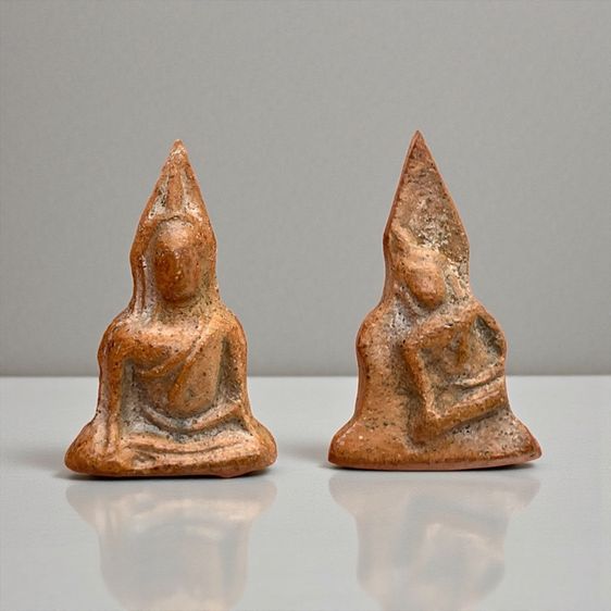 นางพญา พิมพ์เข่าโค้ง กรุนครไทย พิษณุโลก 2 หน้า(123)