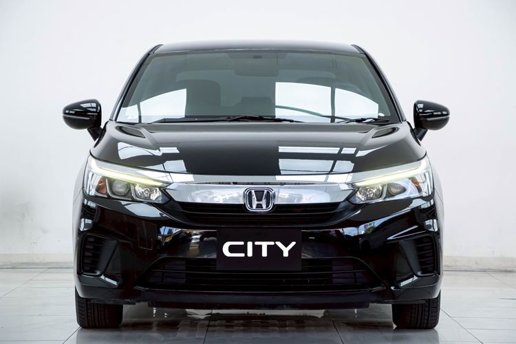 Honda City 2021 1.0 SV Sedan เบนซิน ไม่ติดแก๊ส เกียร์อัตโนมัติ ดำ รูปที่ 4
