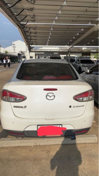 Mazda Mazda 2 2013 1.5 Elegance Groove Sedan เบนซิน ไม่ติดแก๊ส เกียร์ธรรมดา ขาว รูปที่ 2