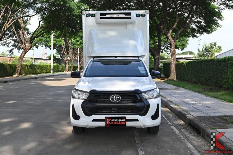 Toyota Hilux Revo 2022 2.4 Entry Pickup ดีเซล ไม่ติดแก๊ส เกียร์ธรรมดา ขาว รูปที่ 2