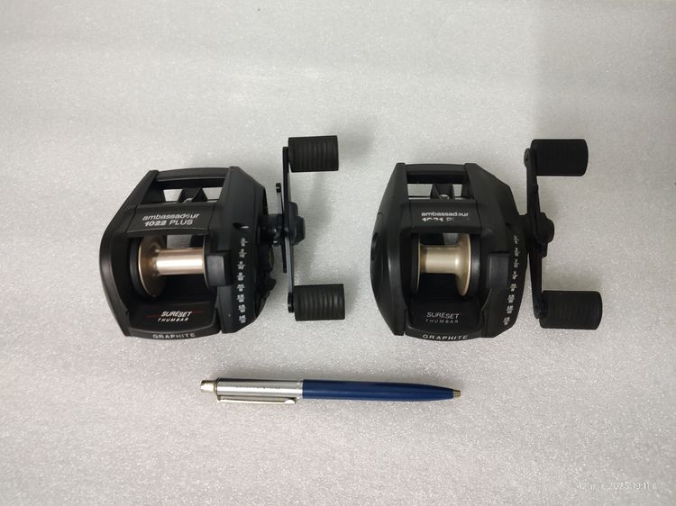 ตกปลา อื่นๆ ไม่ระบุ รอกเบท 2 ตัว ABU ambassadeur 1021,1022 Made in Sweden