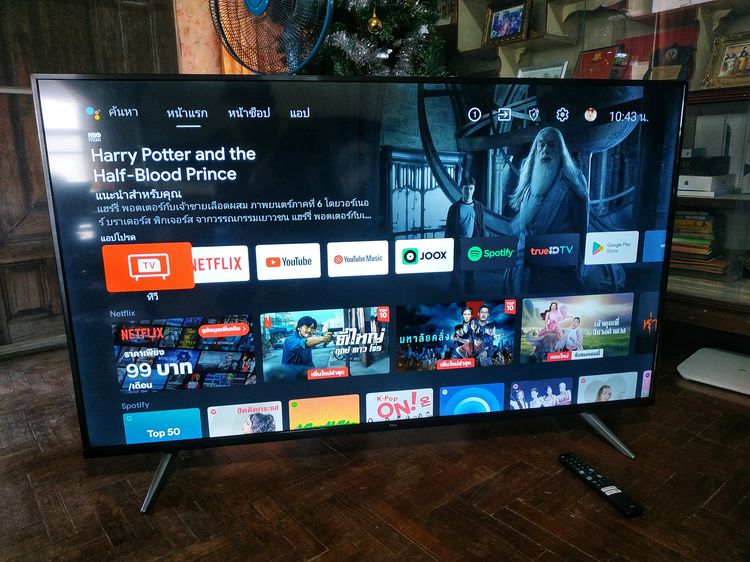 ขาย TCL Andriod TV UHD 4K รุ่น 55T5000A ขนาด 55 นิ้ว สภาพใหม่ 95 เปอร์เซนต์