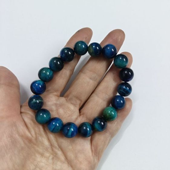 สร้อยข้อมือ Blue Tiger’s Eye (ฮอว์กอาย) – หินตาเสือฟ้าของแท้ รูปที่ 4